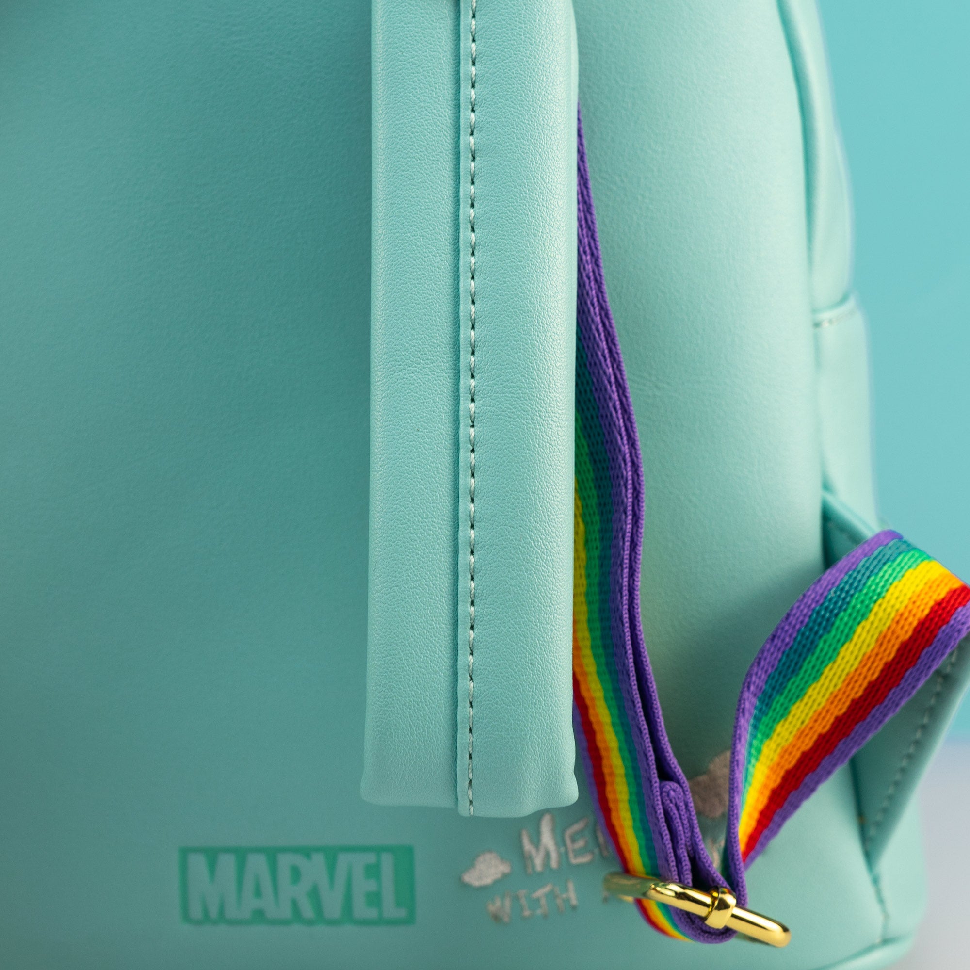Loungefly x Marvel Deadpool 30th Anniversary Unicorn Rainbow Mini Backpack - GeekCore