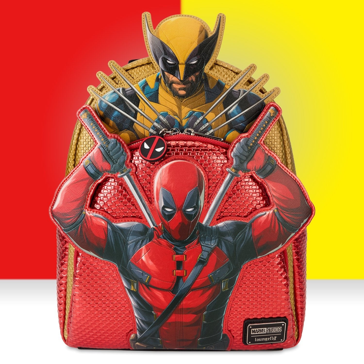 Loungefly x Marvel Deadpool & Wolverine Mini Backpack - GeekCore