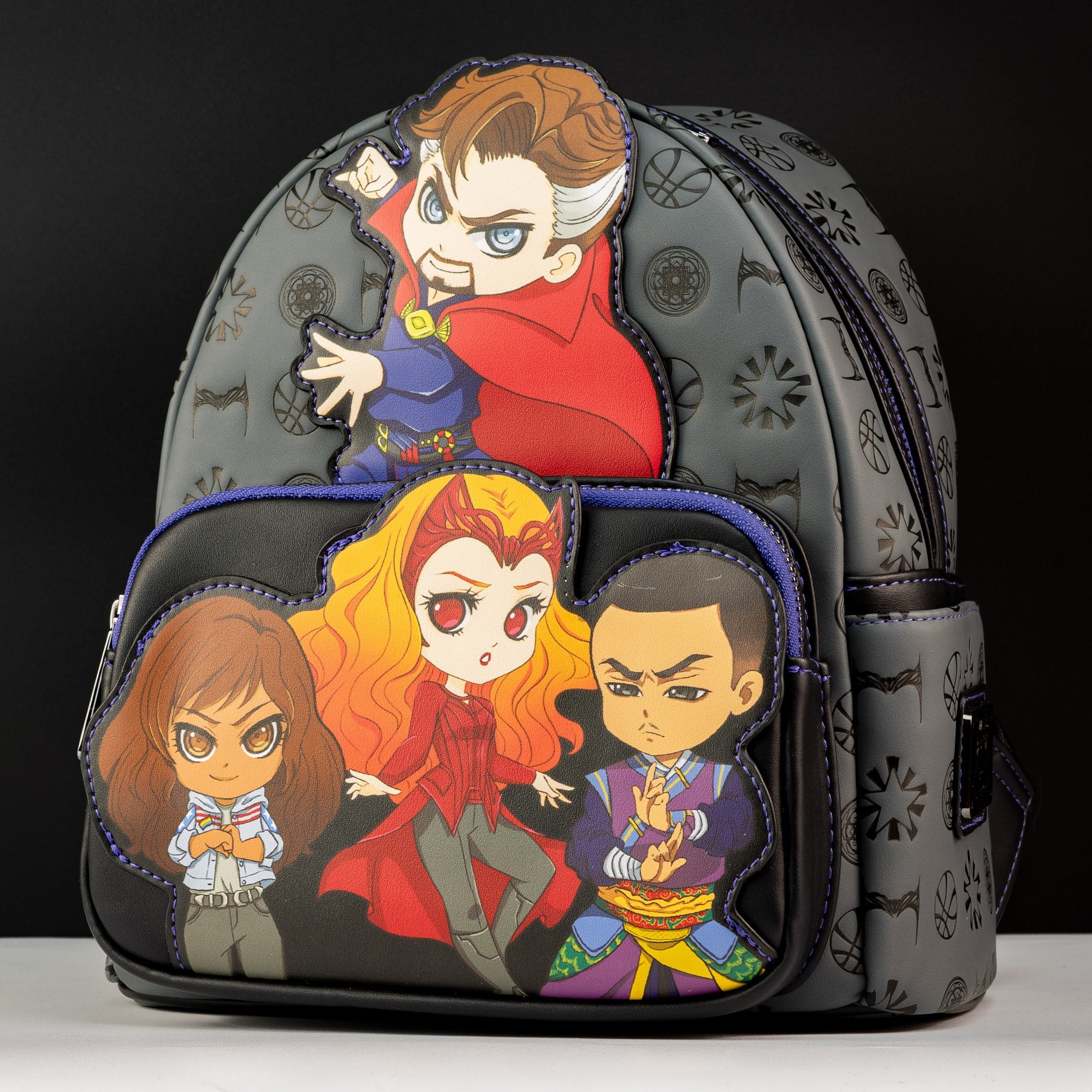 Loungefly x Marvel Doctor Strange Multiverse of Madness Character Line - Up Mini Backpack - GeekCore