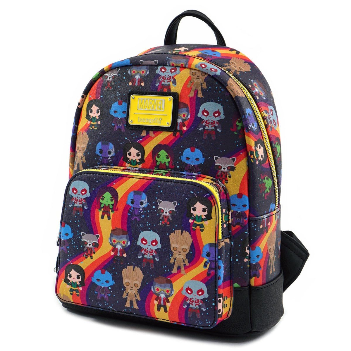 Loungefly X Marvel Guardians of the Galaxy Chibi Line - up Mini Backpack - GeekCore