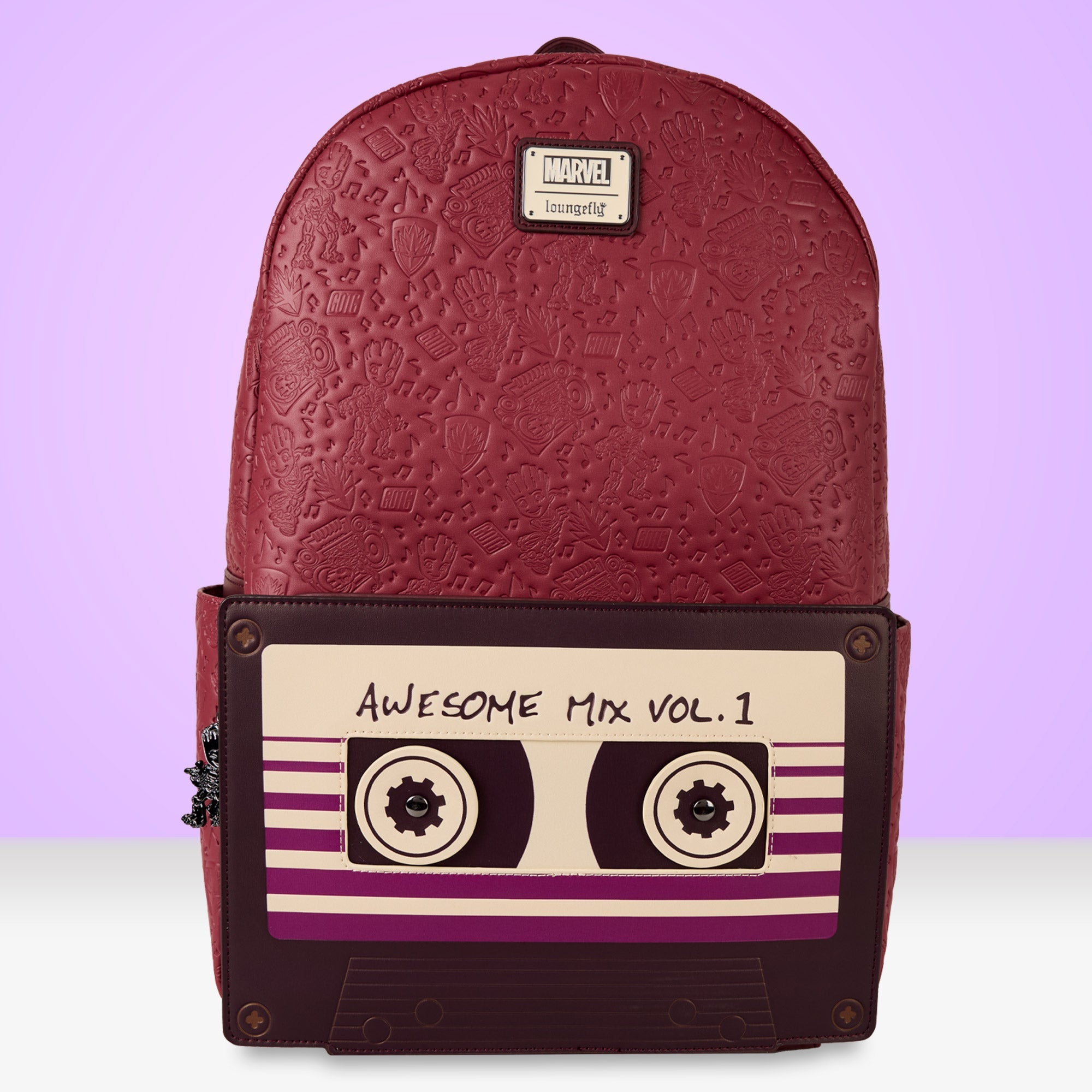 Loungefly x Marvel Guardians of the Galaxy Groot Cassette Tape Full - Size Backpack - GeekCore