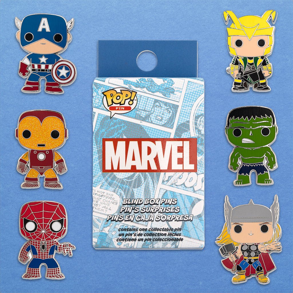 Loungefly x Marvel Pop! Classic Characters Blind Box Mystery Pin - GeekCore