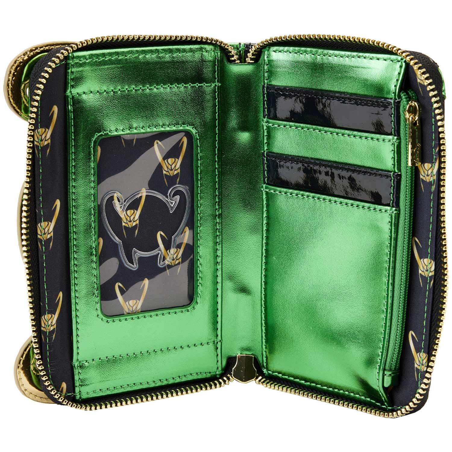 Loungefly x Marvel Shiny Loki Wallet - GeekCore