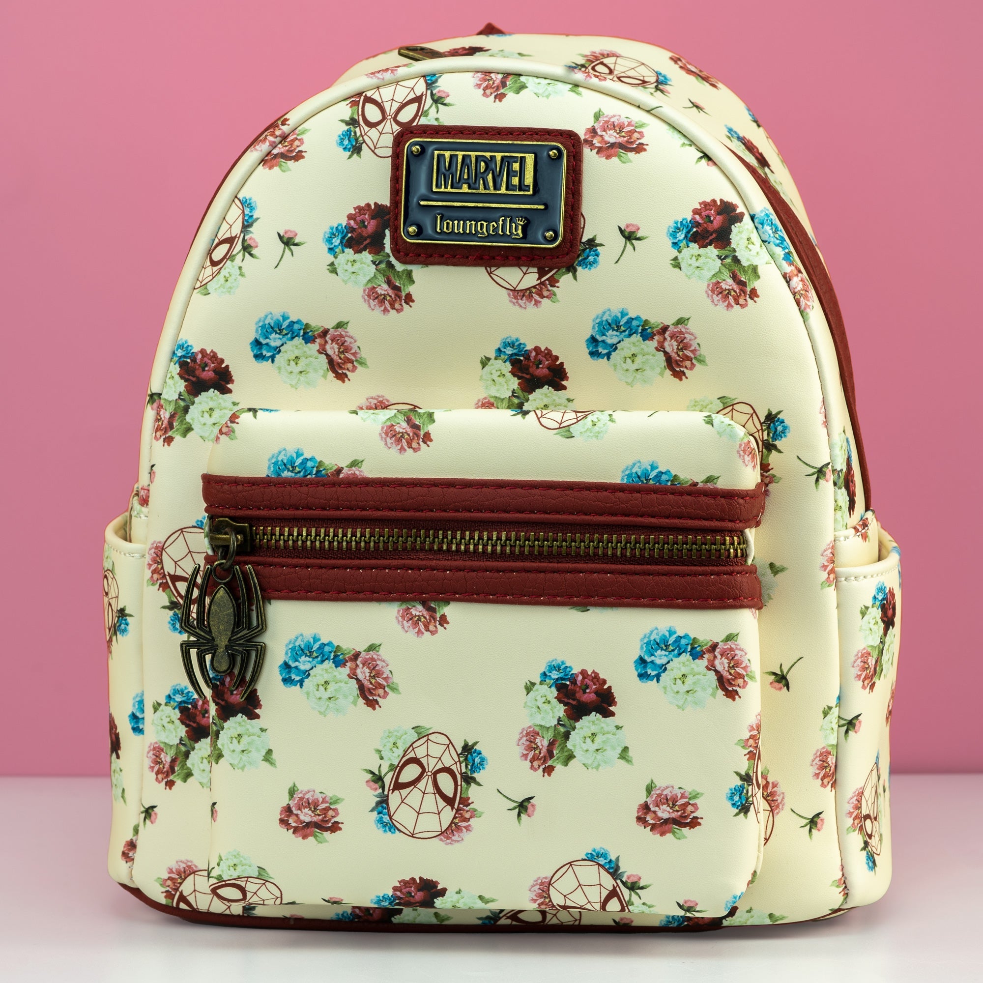 Loungefly x Marvel Spider - Man Floral Mini Backpack - GeekCore