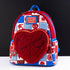 Loungefly x Marvel Spider - Man Sherpa Heart Mini Backpack - GeekCore
