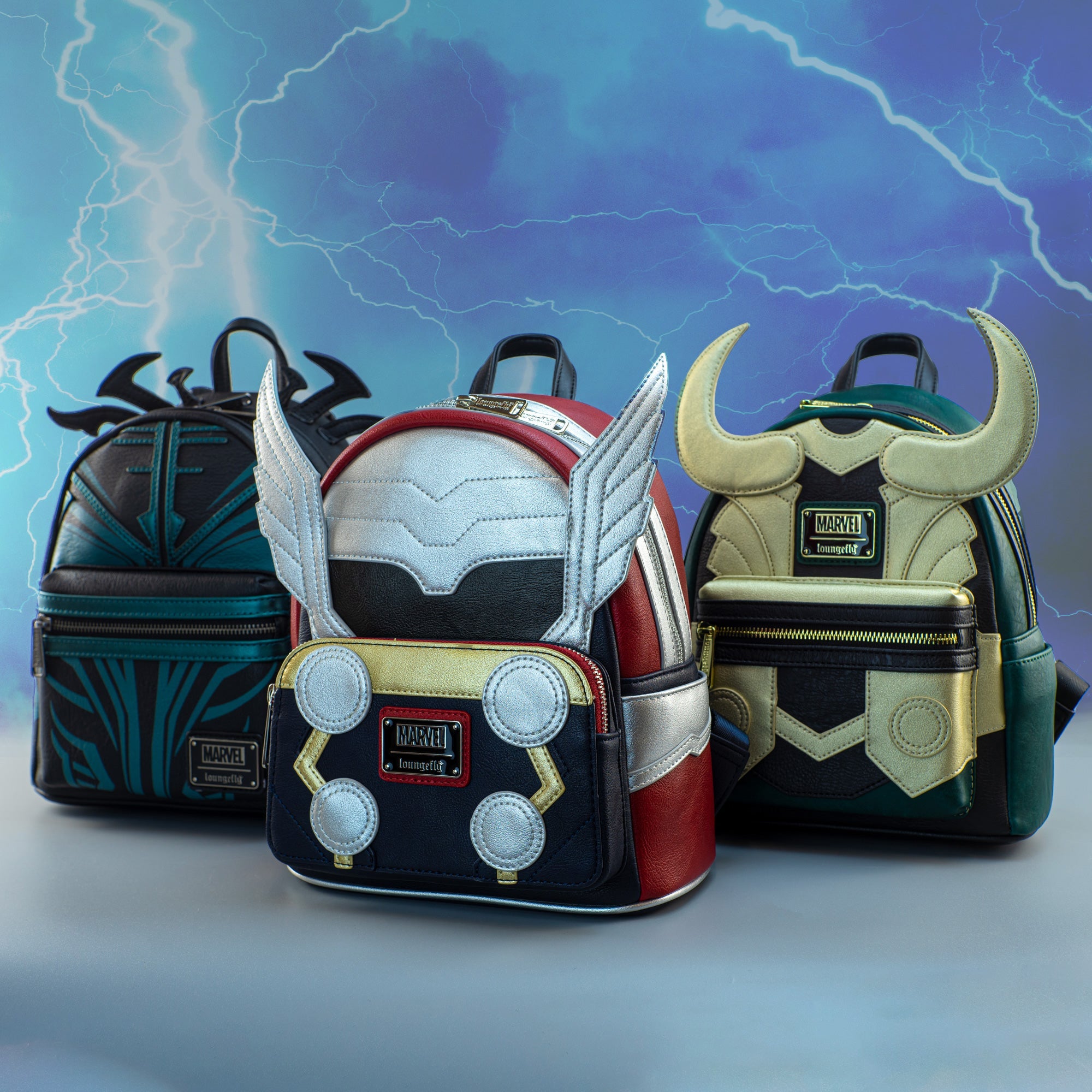Loungefly x Marvel Thor Ragnarok Hela Cosplay Mini Backpack - GeekCore