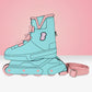 Loungefly x Mattel Classic Barbie Figural Skate Crossbody Bag - GeekCore