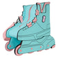 Loungefly x Mattel Classic Barbie Figural Skate Crossbody Bag - GeekCore