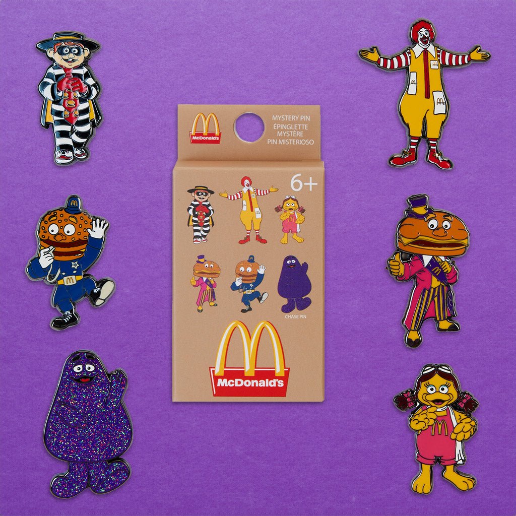 Loungefly x McDonalds Character Blind Box Pins - GeekCore