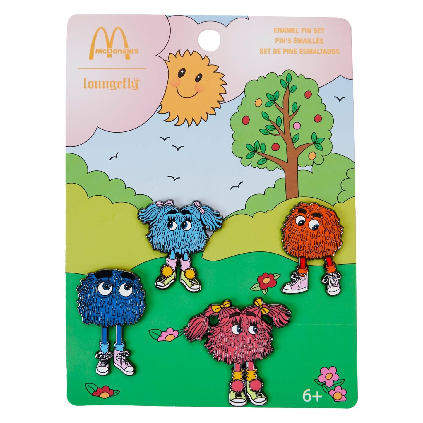 Loungefly x McDonalds Fry Gang 4 Piece Pin Set - GeekCore