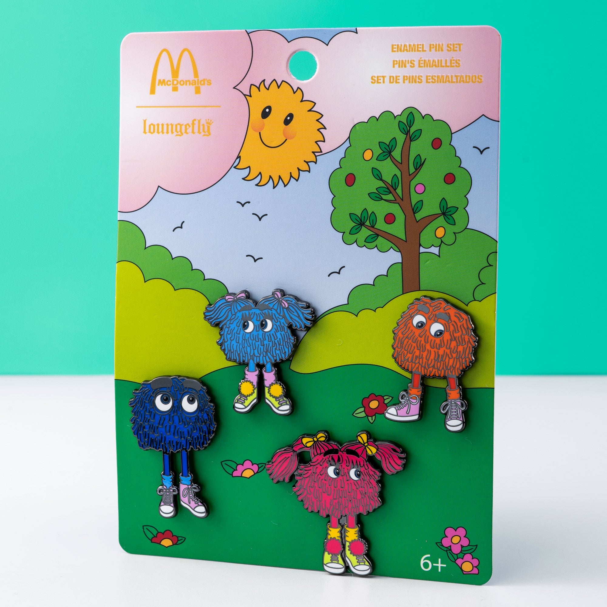 Loungefly x McDonalds Fry Gang 4 Piece Pin Set - GeekCore