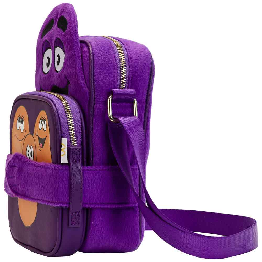 Loungefly x McDonalds Grimace Cosplay Crossbody Bag - GeekCore