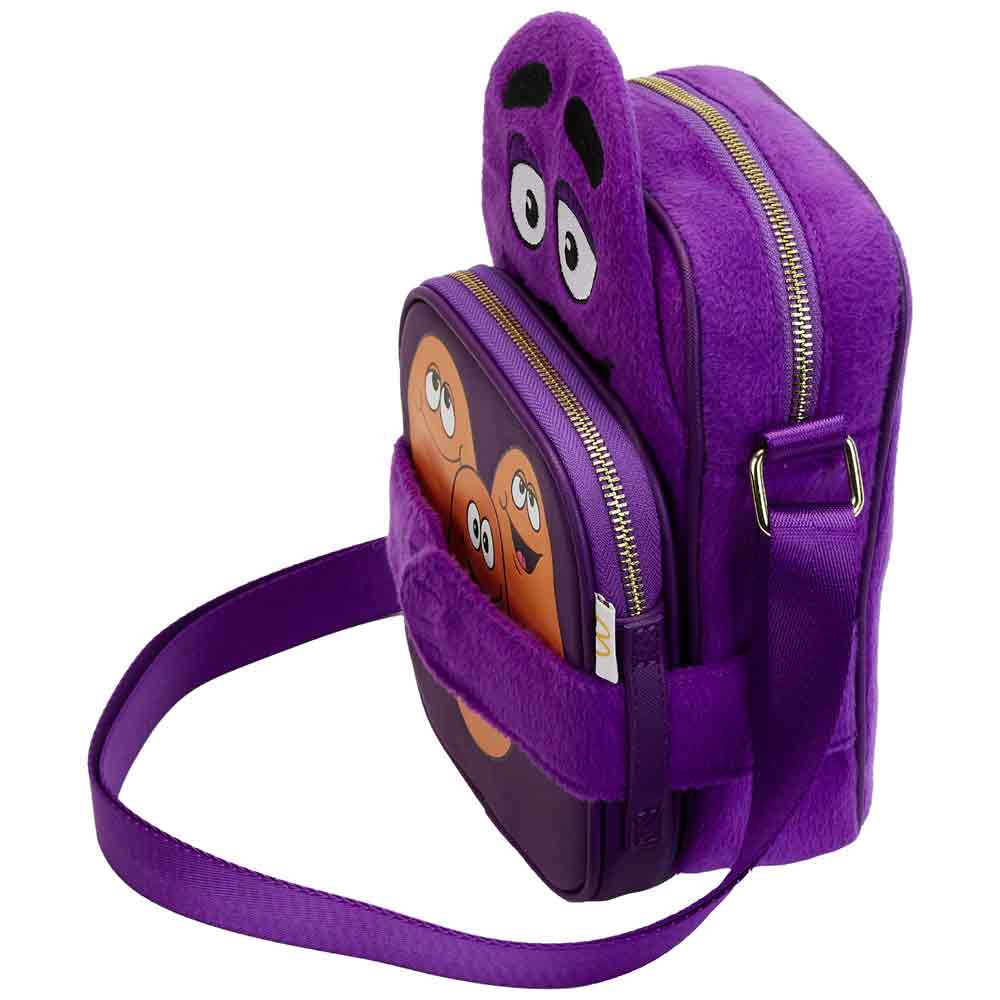 Loungefly x McDonalds Grimace Cosplay Crossbody Bag - GeekCore