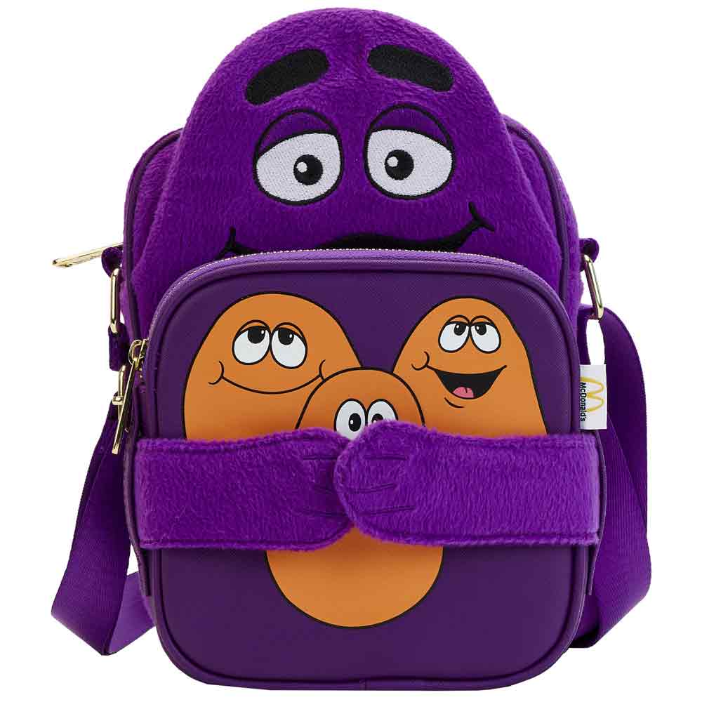 Loungefly x McDonalds Grimace Cosplay Crossbody Bag - GeekCore