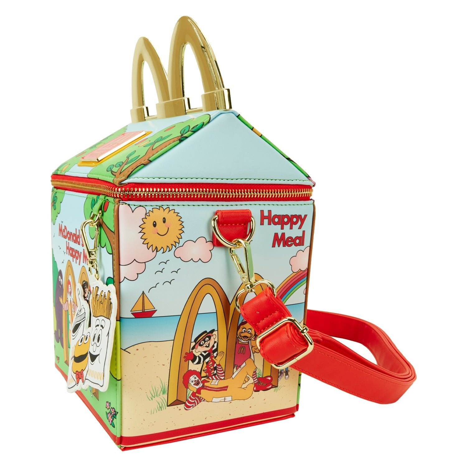 Loungefly x McDonalds Vintage Happy Meal Crossbody Bag - GeekCore