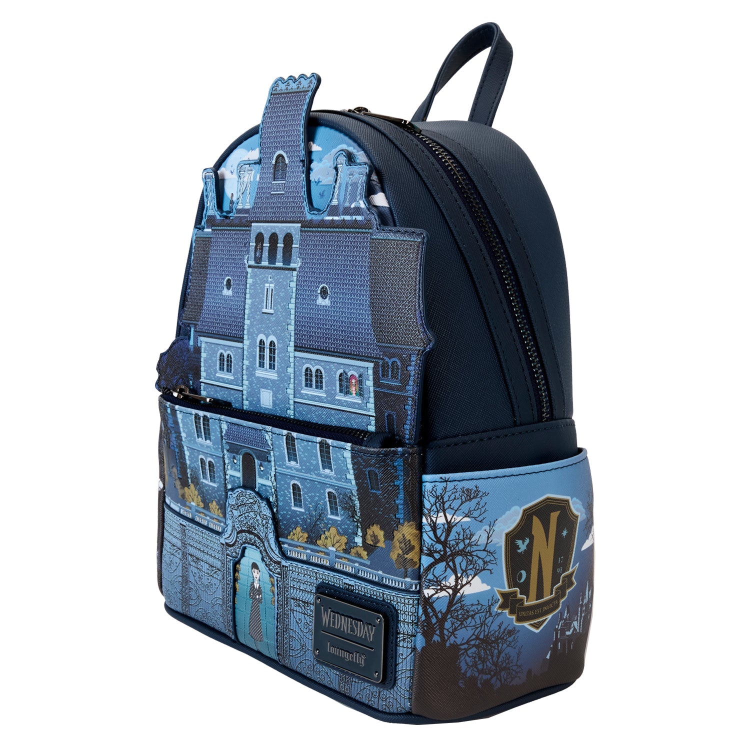 Loungefly x MGM Wednesday Nevermore Academy Mini Backpack - GeekCore