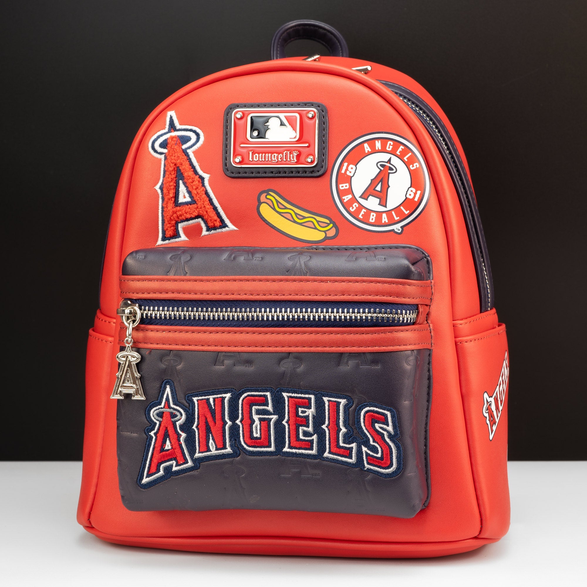 Loungefly x MLB LA Angels Patches Mini Backpack - GeekCore