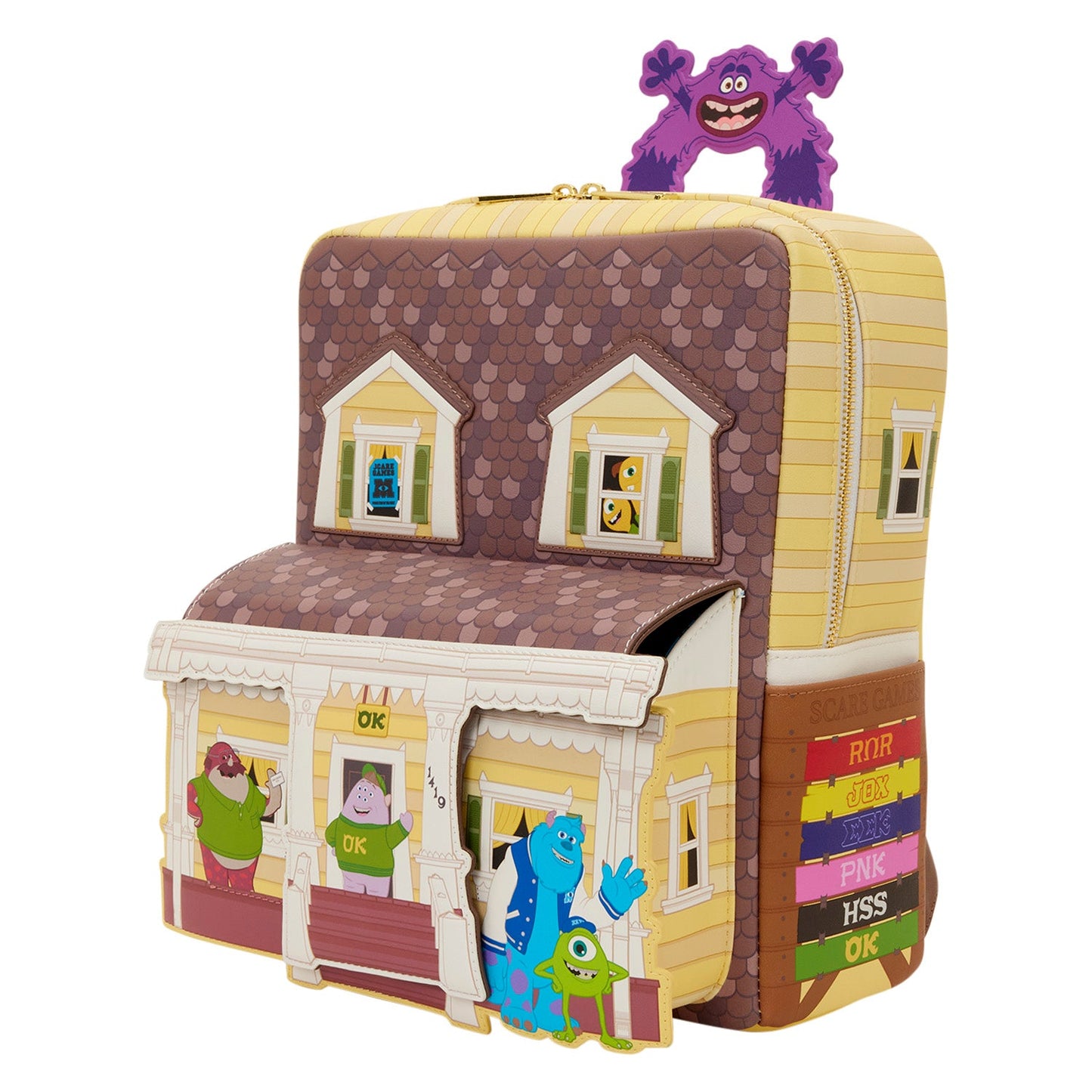 Loungefly x Monsters University Oozma Kappa House Figural Mini Backpack - GeekCore