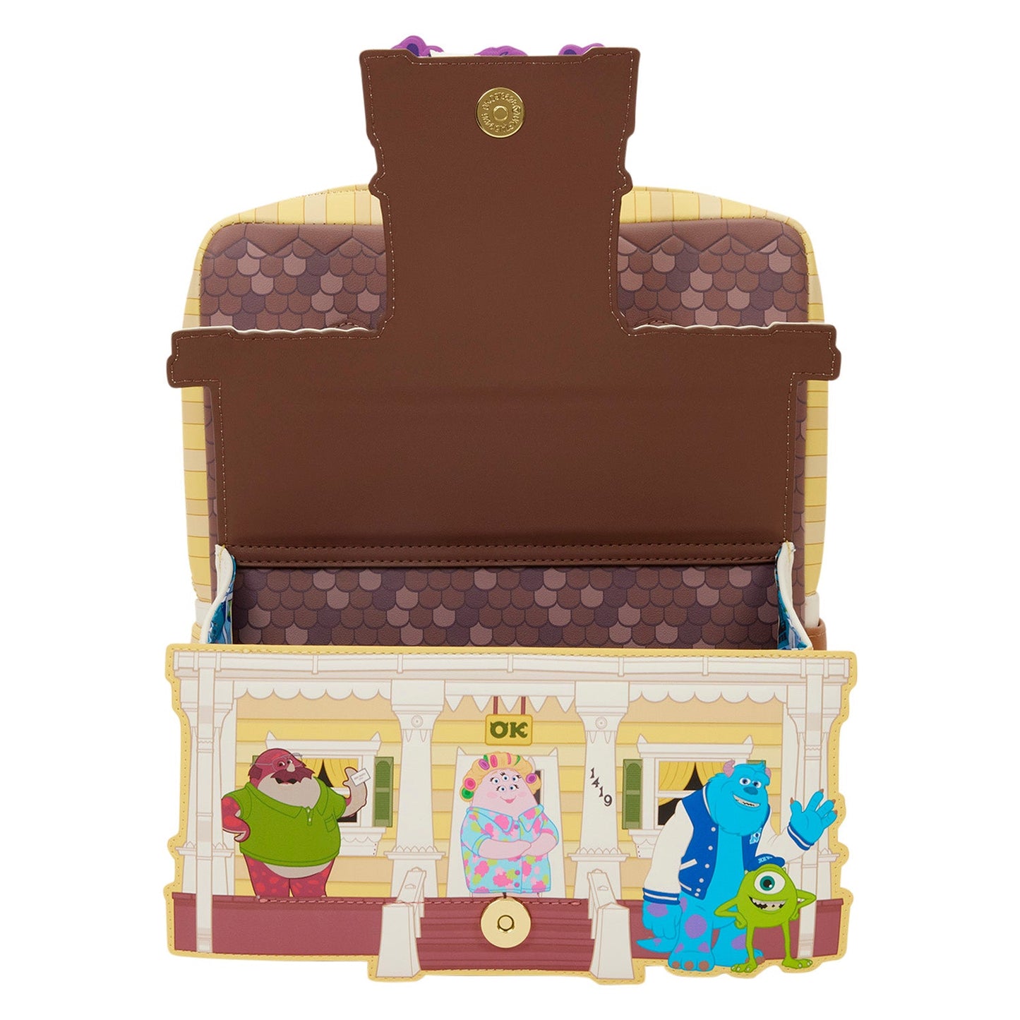 Loungefly x Monsters University Oozma Kappa House Figural Mini Backpack - GeekCore