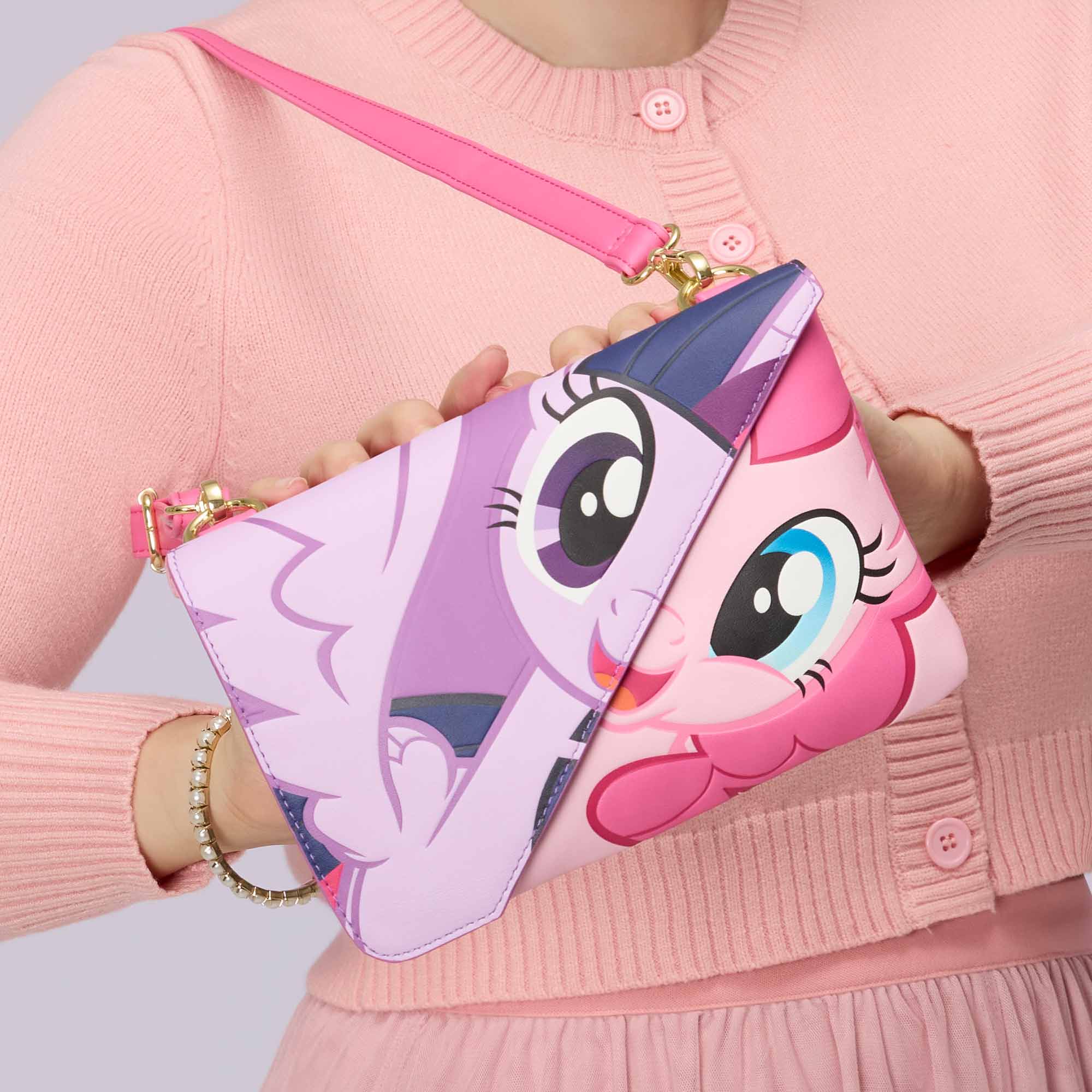 Loungefly x My Little Pony Twilight Sparkle & Pinkie Pie Crossbody Bag - GeekCore