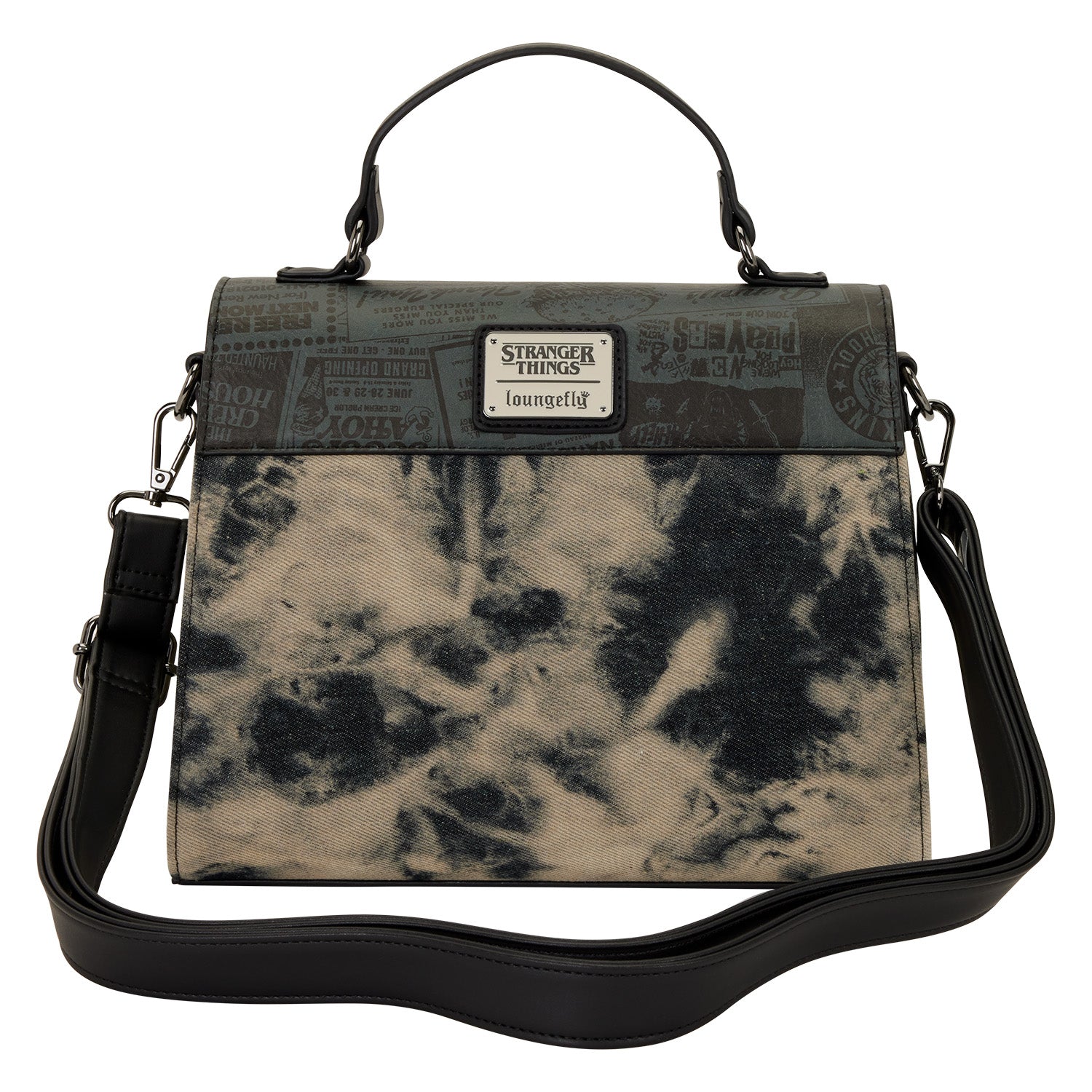 Loungefly x Netflix Stranger Things Hellfire Club Satchel Crossbody Bag - GeekCore