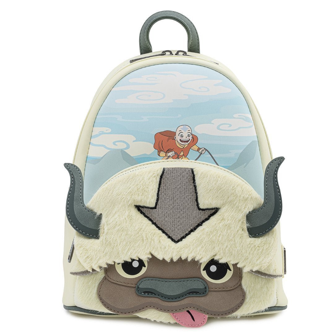 Loungefly x Nickelodeon Avatar Aang Appa Plush Mini Backpack - GeekCore