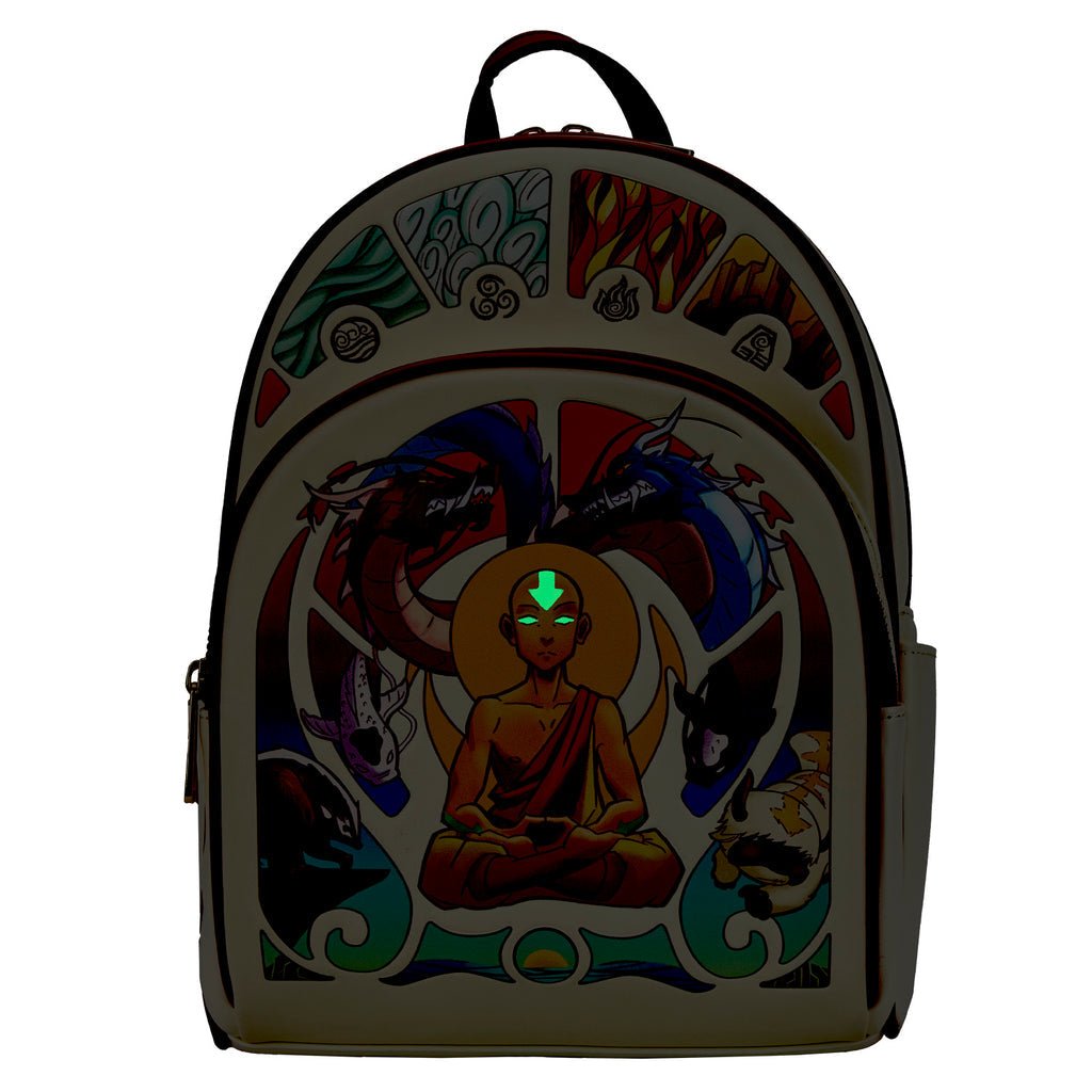 Loungefly x Nickelodeon Avatar Aang Glow in the Dark Mini Backpack - GeekCore