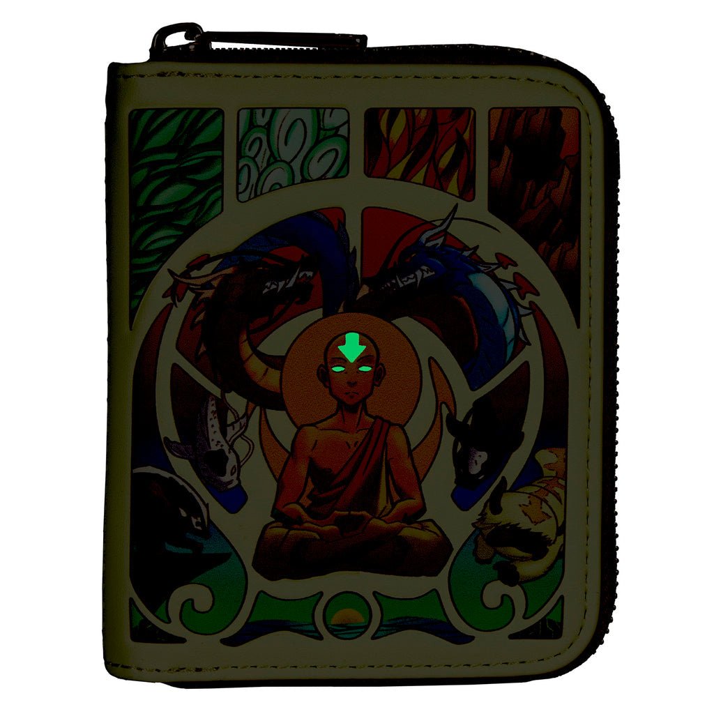 Loungefly x Nickelodeon Avatar Aang Glow in the Dark Purse - GeekCore