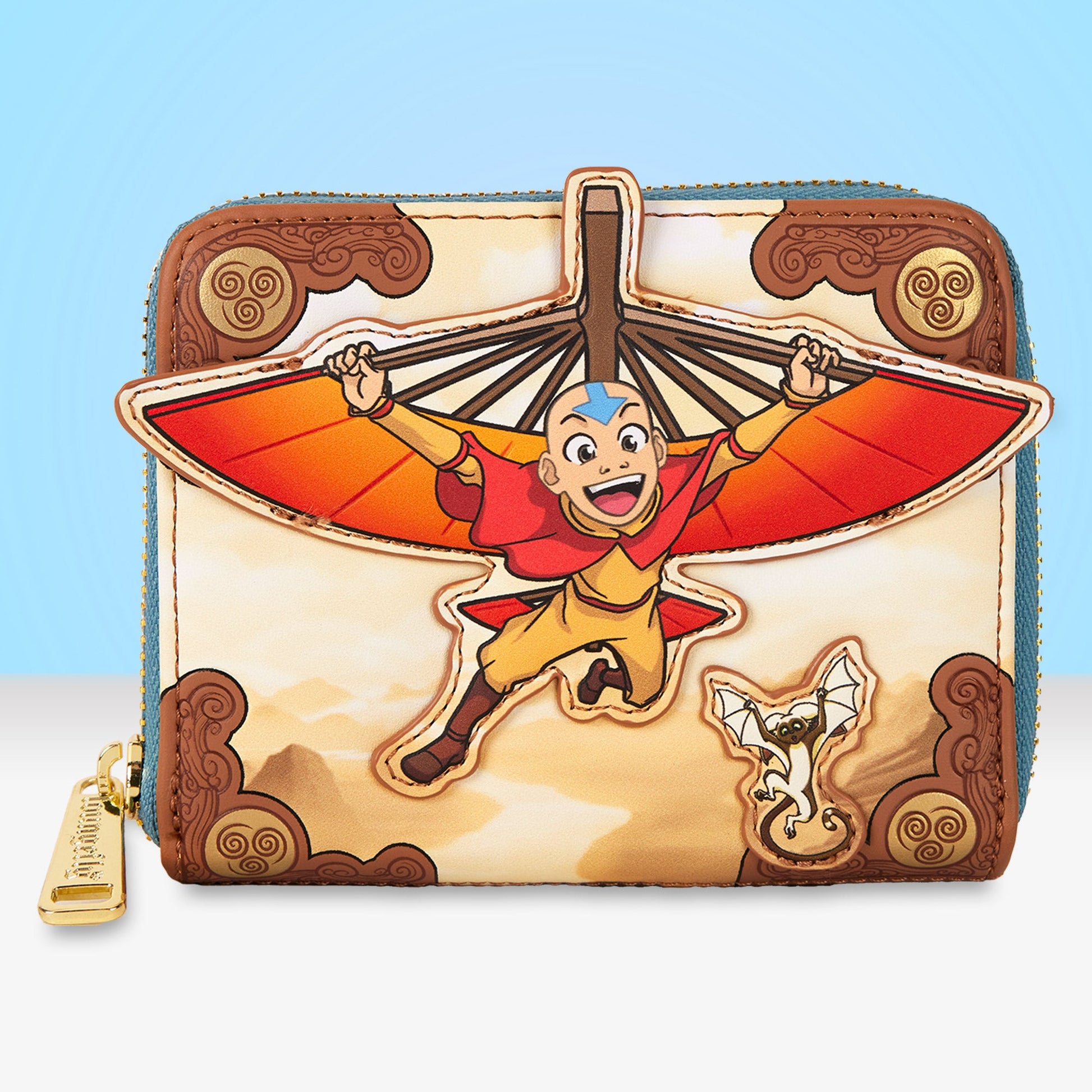 Loungefly x Nickelodeon Avatar: The Last Airbender Aang Zip Around Wallet - GeekCore