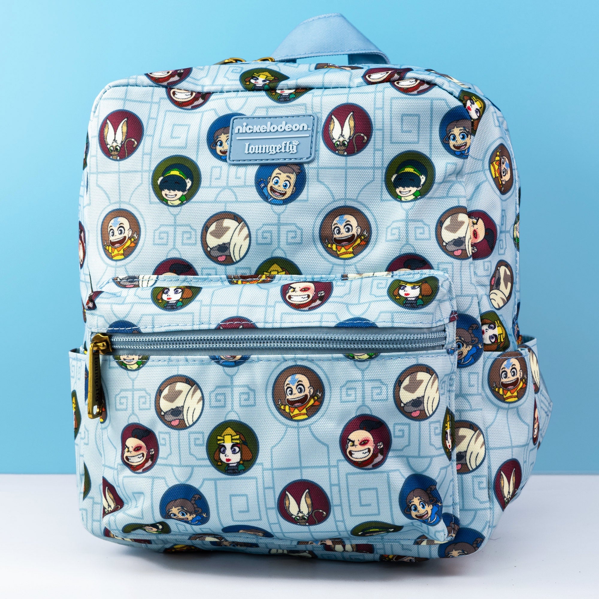 Loungefly x Nickelodeon Avatar: The Last Airbender AOP Nylon Square Mini Backpack - GeekCore