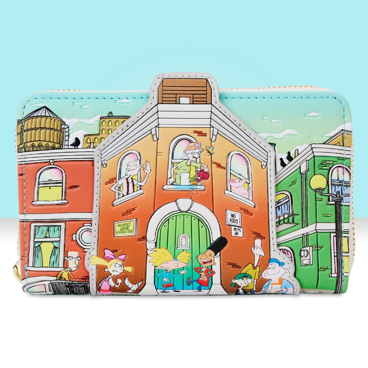 Loungefly x Nickelodeon Hey Arnold Zip Around Wallet - GeekCore