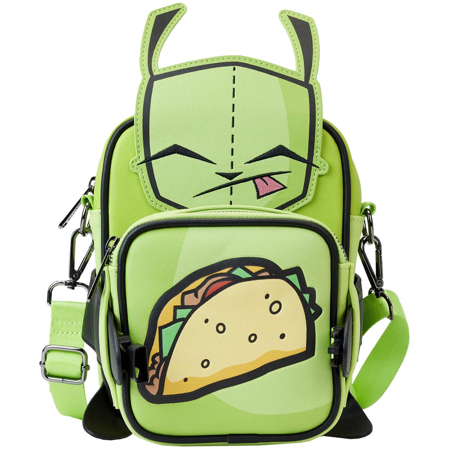 Loungefly x Nickelodeon Invader Zim Gir Cosplay Crossbuddies Bag - GeekCore