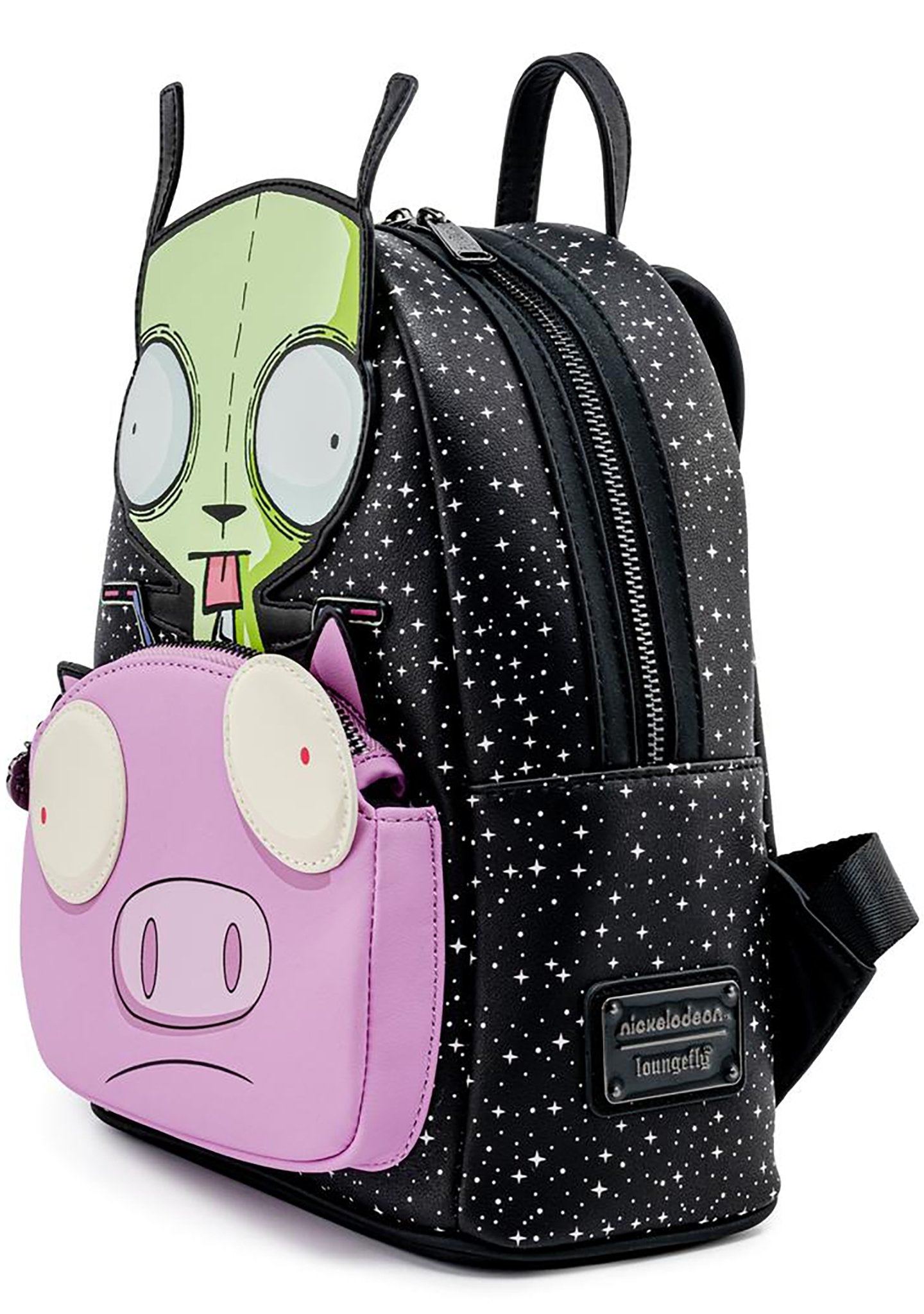 Loungefly x Nickelodeon Invader Zim Gir Pig Bee Doom Mini Backpack - GeekCore