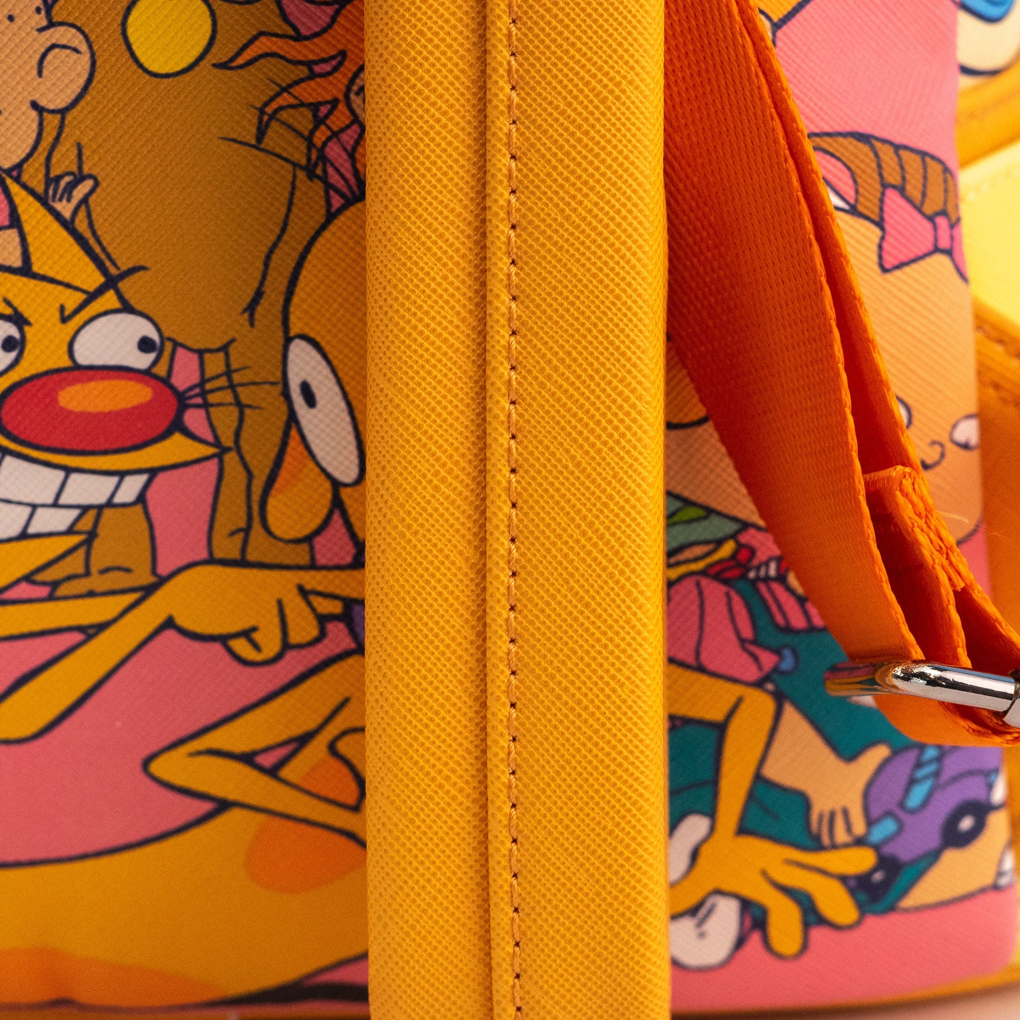 Loungefly x Nickelodeon Nick 90s Colour Block AOP Mini Backpack - GeekCore