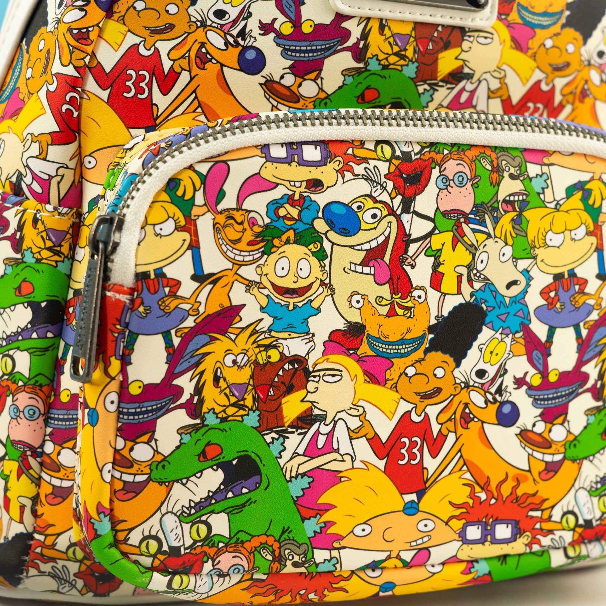 Loungefly x Nickelodeon Nick Rewind Gang All Over Print Mini Backpack - GeekCore