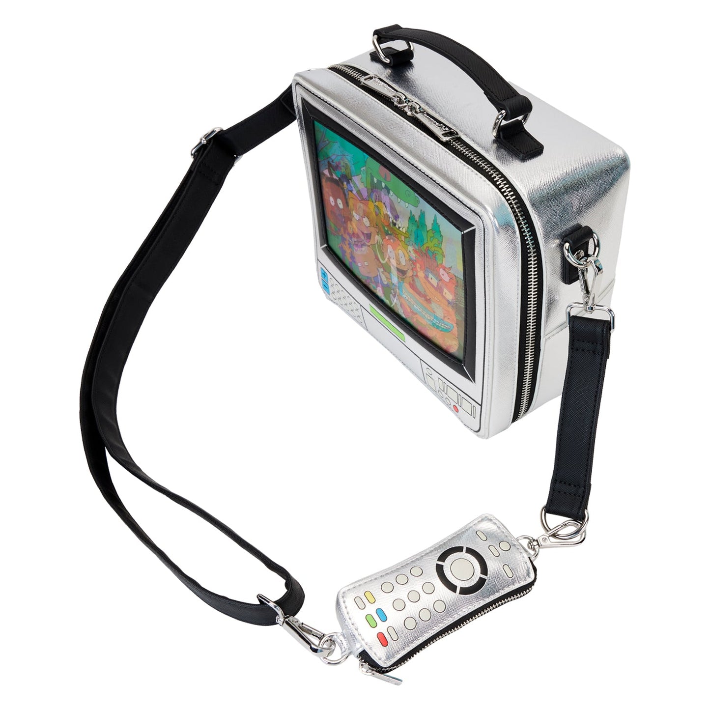 Loungefly x Nickelodeon Retro TV Triple Lenticular Crossbody Bag - GeekCore