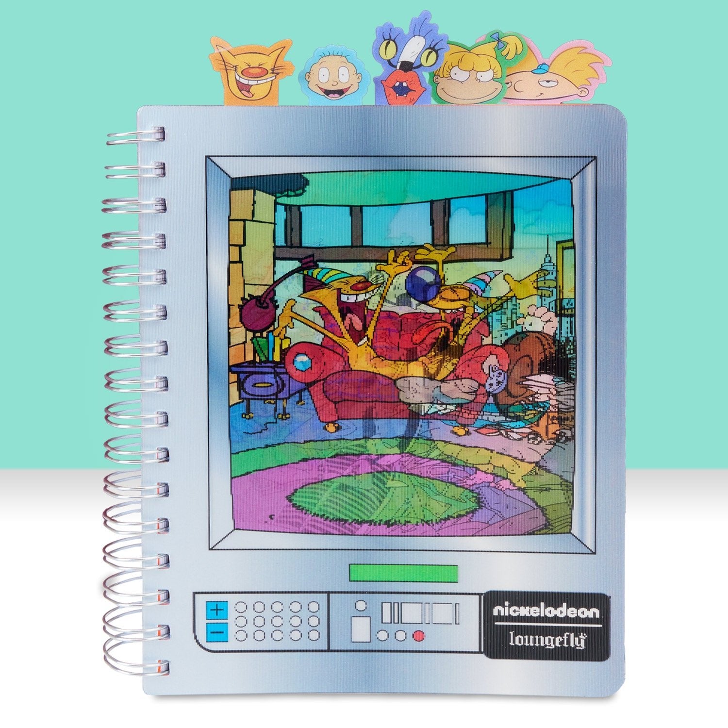 Loungefly x Nickelodeon Rewind Tab Journal - GeekCore