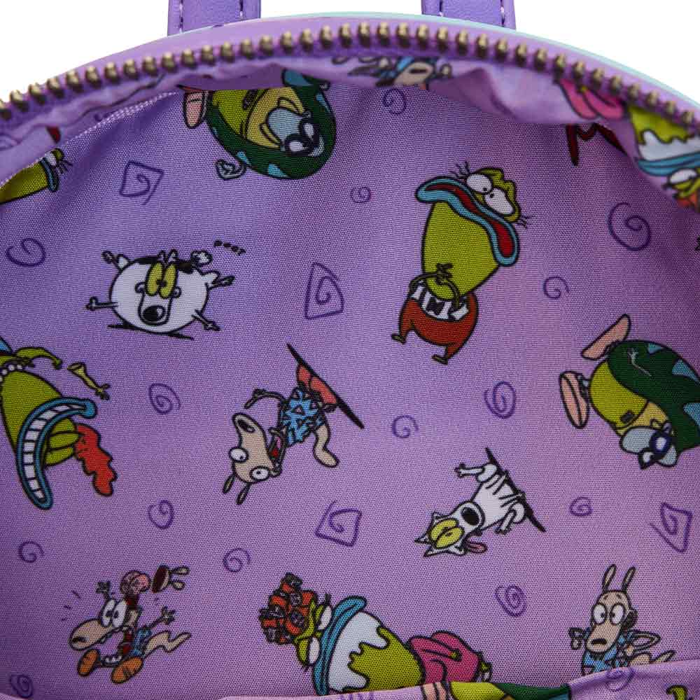 Loungefly x Nickelodeon Rocko's Modern Life Lenticular TV Mini Backpack - GeekCore