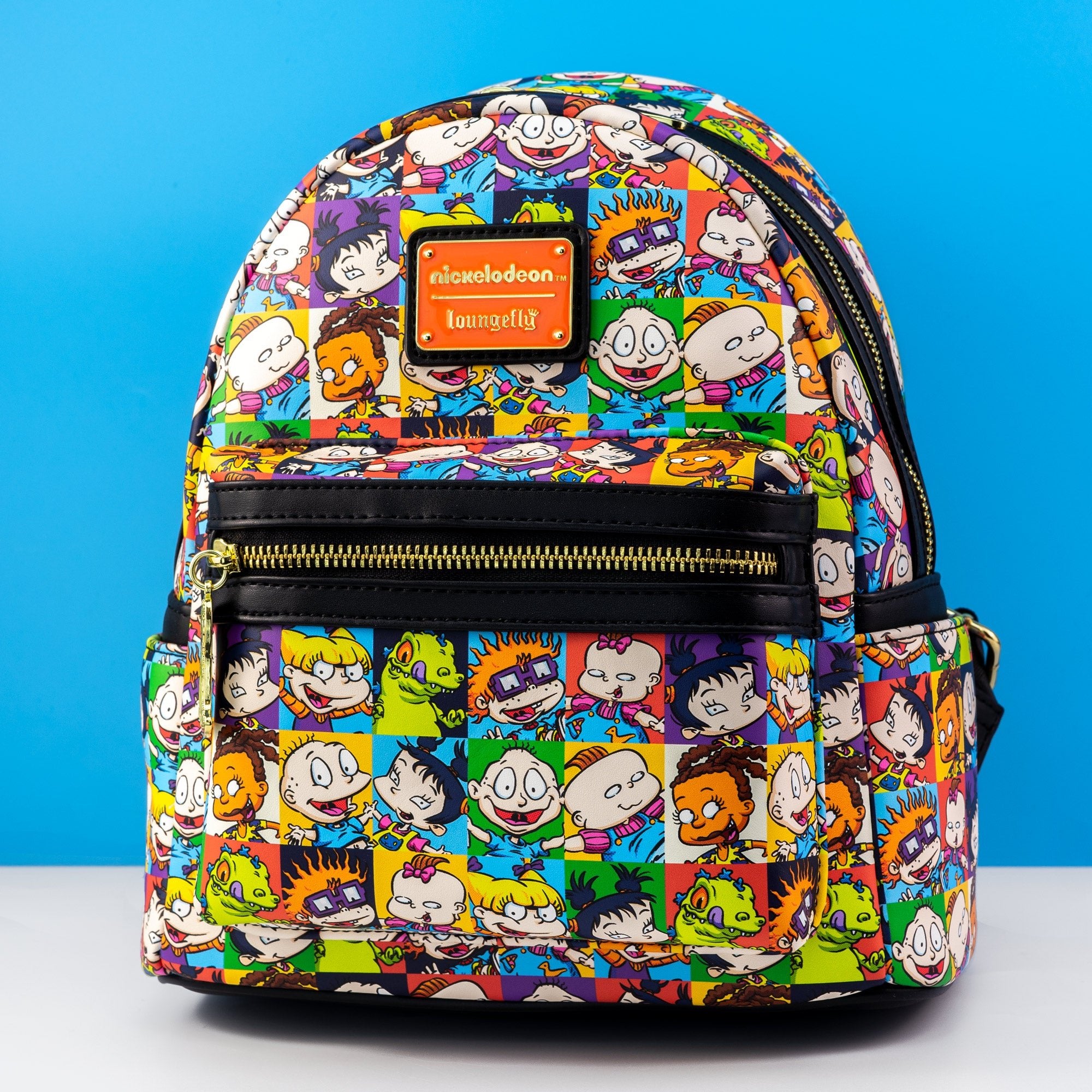 Loungefly x Nickelodeon Rugrats Character Tile Print Mini Backpack - GeekCore