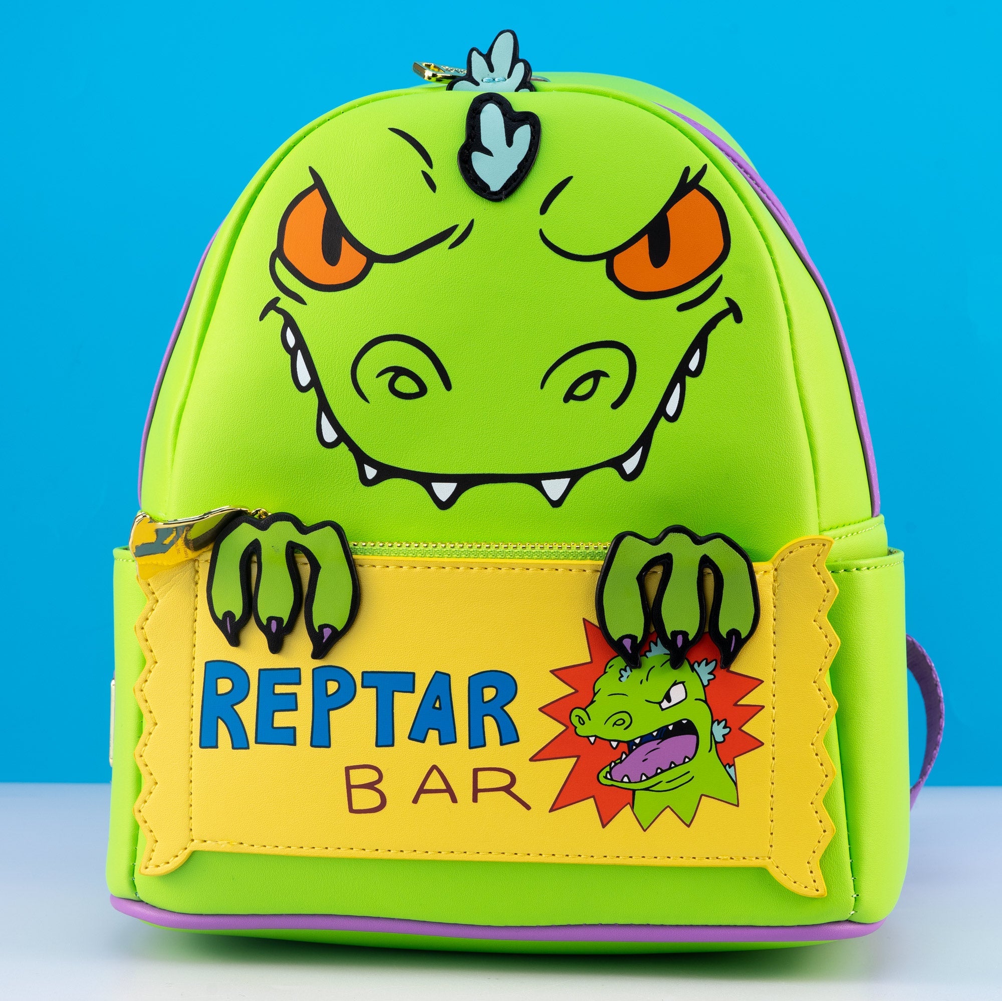 Loungefly x Nickelodeon Rugrats Reptar Cosplay Mini Backpack - GeekCore