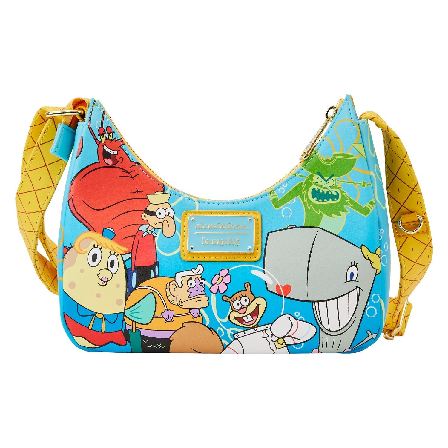 Loungefly x Nickelodeon SpongeBob Squarepants Group Shot Crossbody Bag - GeekCore