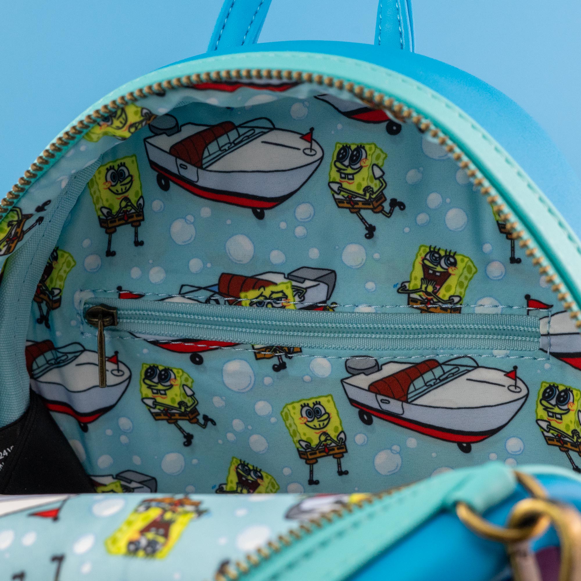 Loungefly x Nickelodeon SpongeBob Squarepants Mrs. Puff’s Boating School Mini Backpack - GeekCore