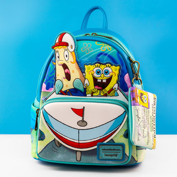 Loungefly x Nickelodeon SpongeBob Squarepants Mrs. Puff’s Boating School Mini Backpack - GeekCore