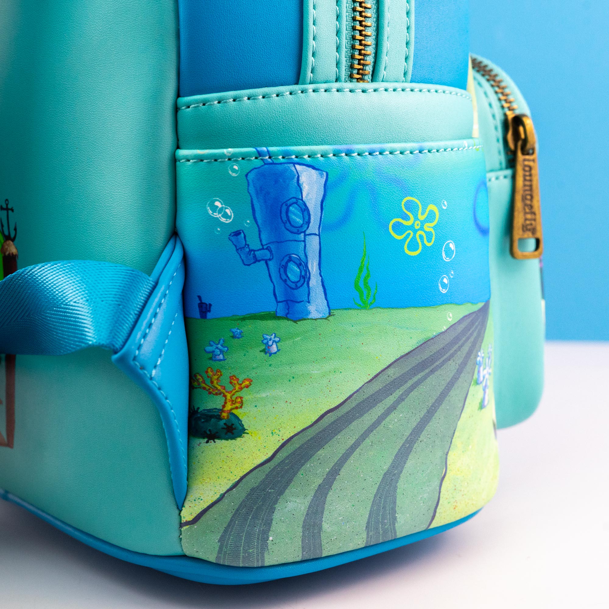 Loungefly x Nickelodeon SpongeBob Squarepants Mrs. Puff’s Boating School Mini Backpack - GeekCore