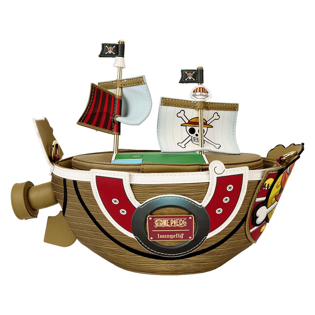 Loungefly x One Piece Thousand Sunny Ship Figural Crossbody Bag - GeekCore