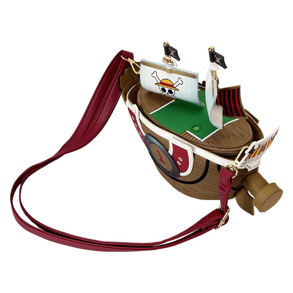 Loungefly x One Piece Thousand Sunny Ship Figural Crossbody Bag - GeekCore