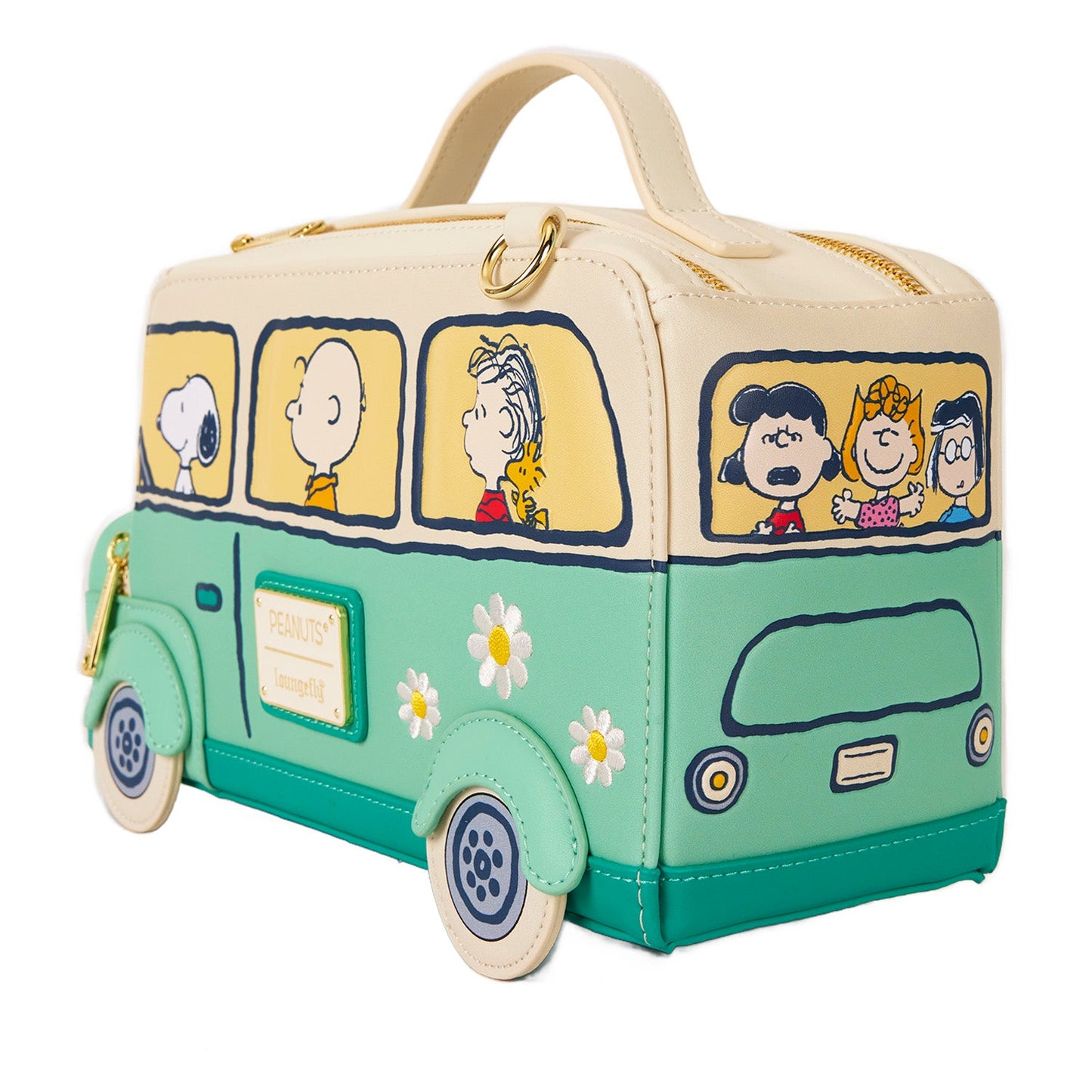 Loungefly x Peanuts Road Trip Bus Crossbody Bag - GeekCore