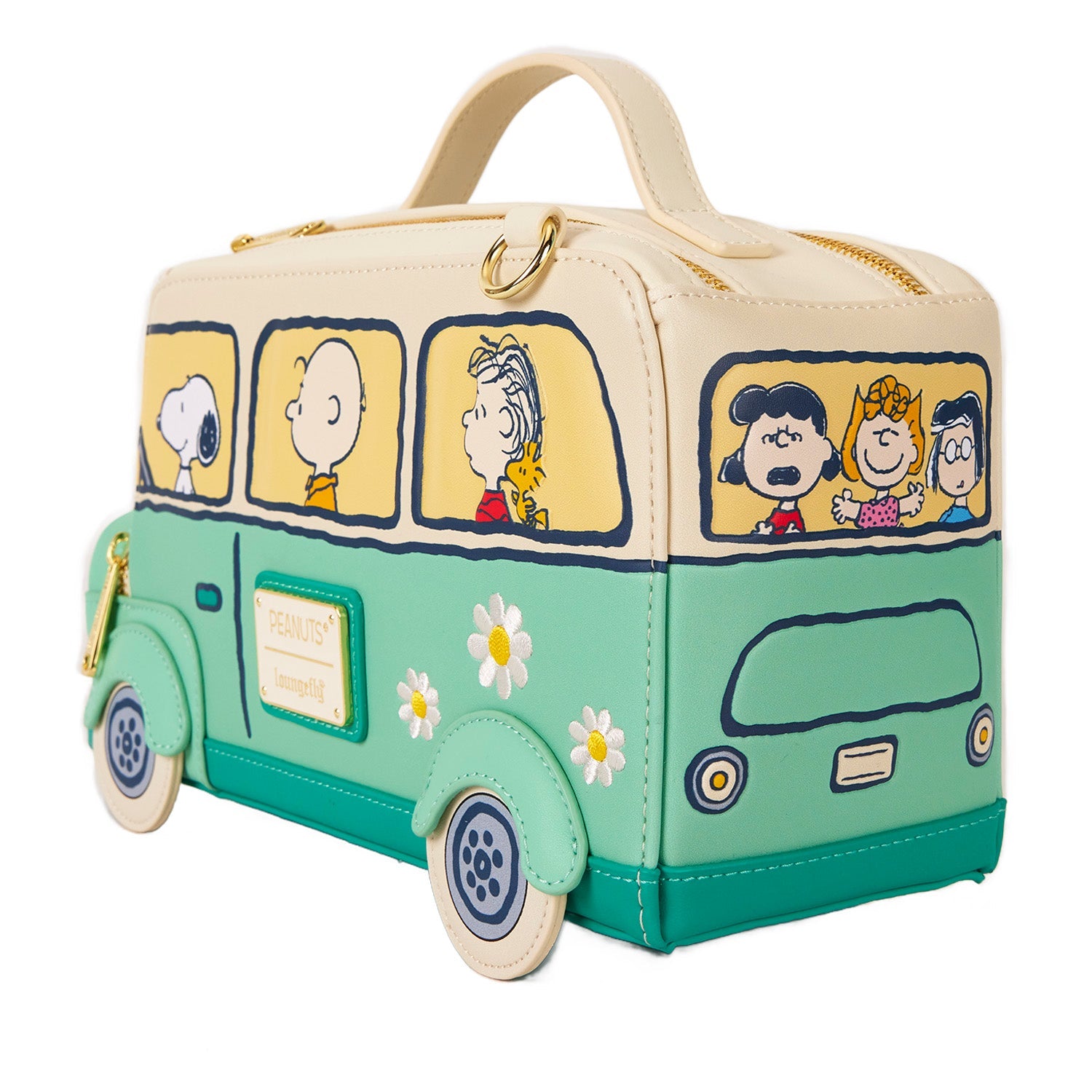 Loungefly x Peanuts Road Trip Bus Crossbody Bag - GeekCore