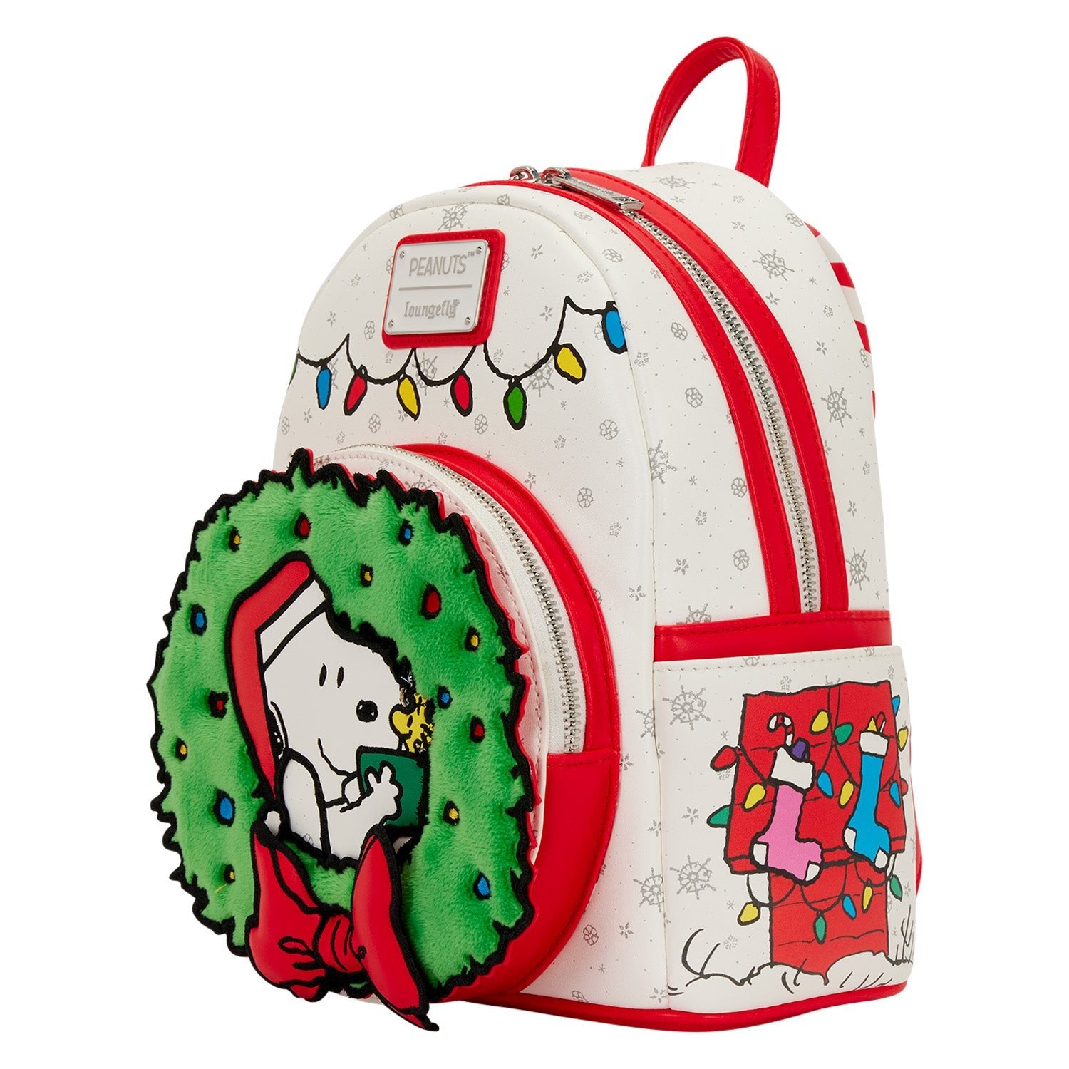 Loungefly x Peanuts Snoopy Holiday Mini Backpack - GeekCore