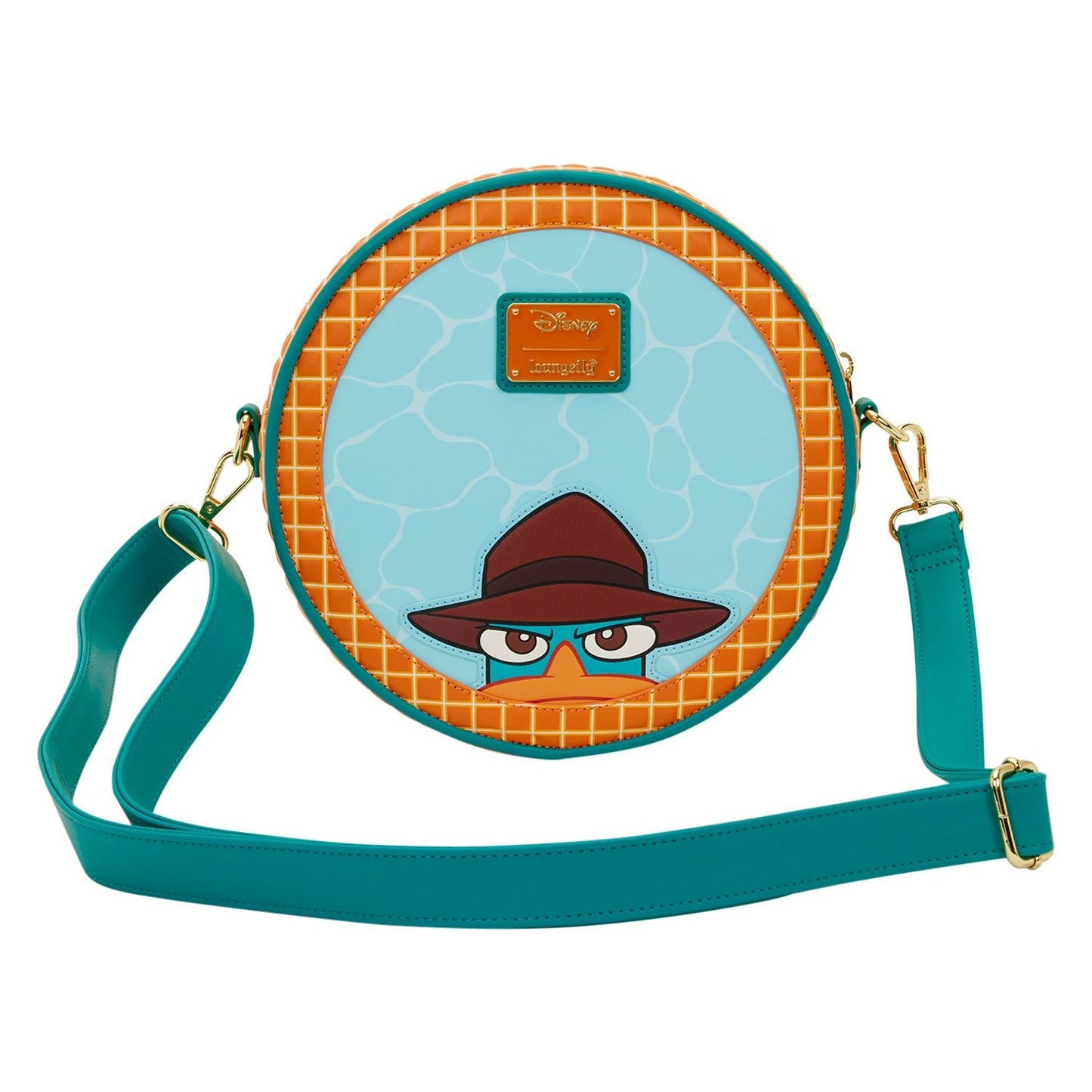 Loungefly x Phineas & Ferb Perry The Platypus Pool Crossbody Bag - GeekCore